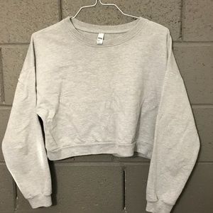 AA California Fleece Cropped Sweatshirt